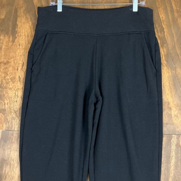 Athleta Womens Pants Black Venice Jogger High Rise Pull On Soft Stretch Large - Picture 2 of 11